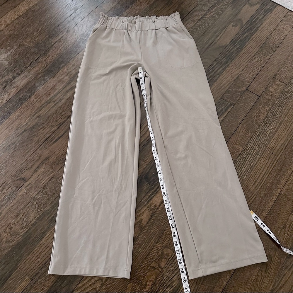 Joie Tan Wide-Leg Pants
